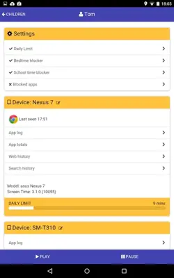 Screen Time Remote Control android App screenshot 1